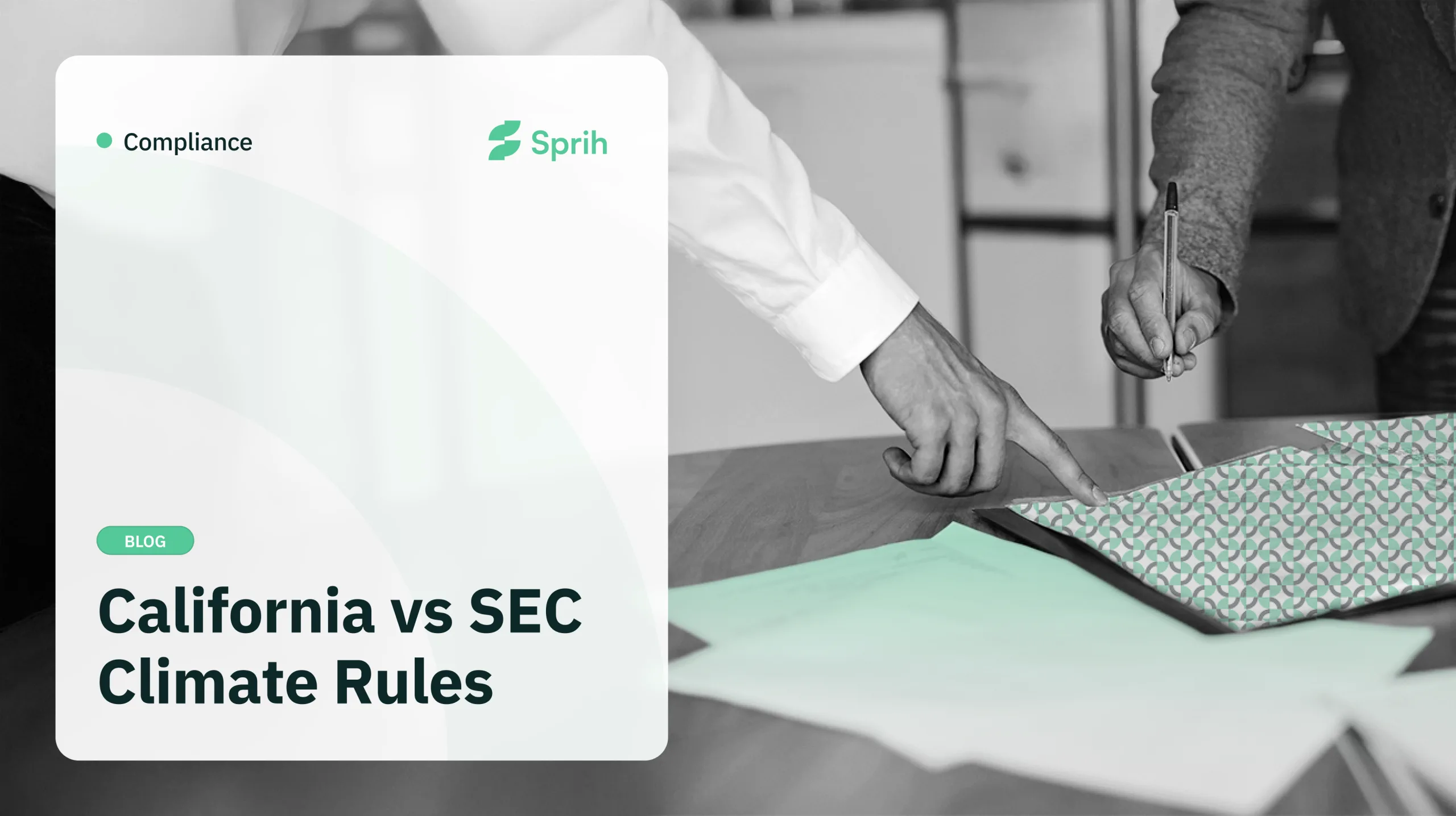 Comparison chart of California SB 253, SB 261, and SEC climate disclosure rules